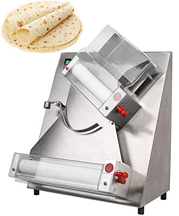 Chef Prosentials Máquina automática de Sheeter de la masa de 12 pulgadas para la pizza, las cortezas de la torta, las pitas, las tortillas y los panes planos, 250pcs/h