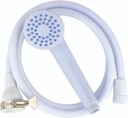 Home Flair Portable Shower Head and Hose | Dog & Camping Shower (1.7M Long, Fits 2cm Wide Single Mixer Tap Clamp)