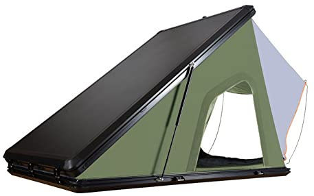 Autodachzelt dachzelt Auto Dachzelt für LKW-SUV-Camping, dreieckiges Hartschalen-Dachzelt mit Leiter, atmungsaktiv, großer Raum für Reisen im Freien, geeignet für 1–2 Personen(Color:2)