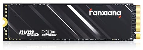 fanxiang M.2 SSD 512GB, PCIe Gen3.0 x4 2280, Up to 3500MB/s, 512GB NVMe with Graphite Cooling Sticker, Internal Solid State Drives for Desktop, Laptop -S501Q
