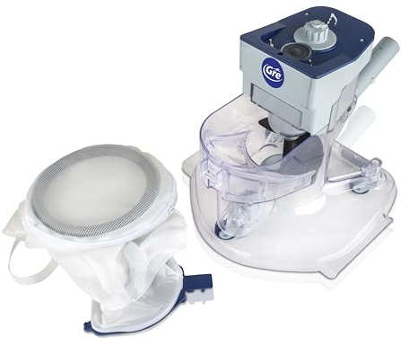Gre LE75 - Leaf Eater, Pulitore per Piscine a Batteria senza Fili, per Piscine Fuori Terra e Interrate, con Filtro Extra Grande 6L