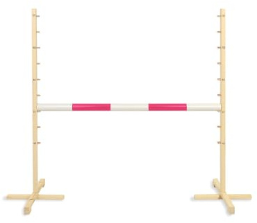 Obstáculo de salto para Hobby Horse 120 cm, 50 mm - Rosa