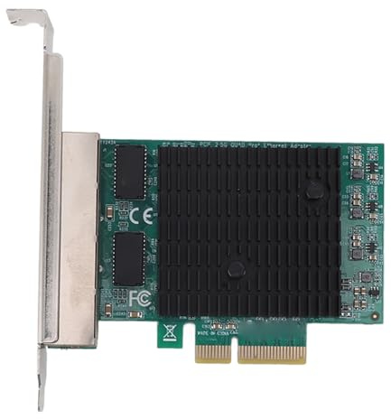 PCIe Gigabit Netzwerkkarte, Realtek RTL8125B 4 Port 2,5 G Kupfer Ethernet Adapter, Einfache Installation für Desktop PC