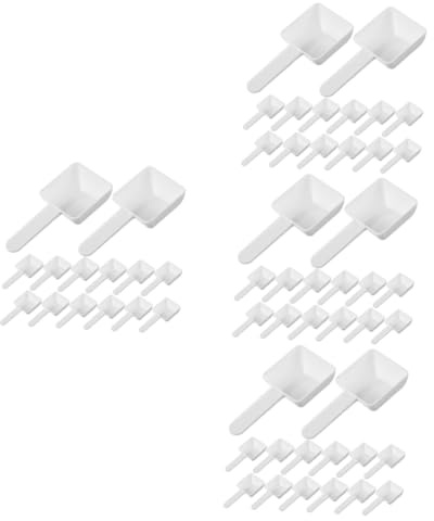 Alipis 4 Set Di Robusti Dosatori in Riutilizzabili Per Il Bucato Chicchi Di Caffè Piccoli Cucchiaini Multiuso Facili Da Pulire Stoccaggio Compatto 20 Pezzi * 4