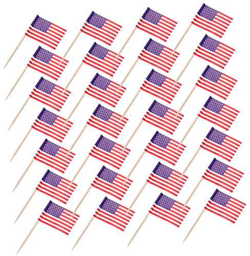 CORHAD 1000piezas Banderas para Adornos De Fiesta Multi-funcionales Palillos Países para Celebraciones y Decoración De Pasteles