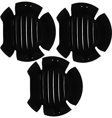 GLEAVI 3pcs Universal Bump Cap Insert Liners for Hard Hats and Baseball Caps, Black Safety Helmet Padding, Lightweight Protective Work Hat Accessories