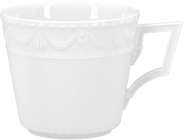KPM Berlin Kurland Tasse à café en porcelaine, fabriquée à la main à Berlin, 0,36 l, blanche, dans un coffret cadeau