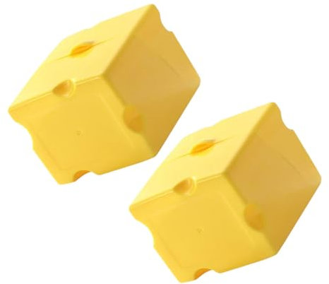 PAMINGONO Recipiente Para Lonchas De Queso 2 Piezas Plástico Transparente Apilable Conservación Nevera Uso Doméstico Cocina Pequeño Almacenamiento