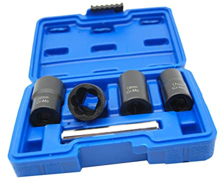 SHINEOFI Kit Extraction Écrou Endommagé Extracteur De Boulon Douille Extracteur Outil De Démontage Boîte De Rangement Portable