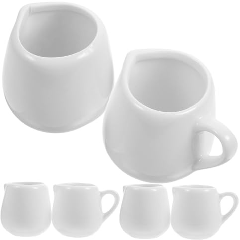 INOOMP 6pezzi Tazze Da Latte e Brocche in Ceramica Contenitori Per Salse e Caffè Per Ristoranti e Caffetterie