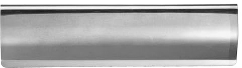 Kooples Hardware Letter Tidy Interior Mail Cover Flap for Front Door Draft Excluder Sleek Internal Plate (Stainless Steel, 300mm x 95mm)