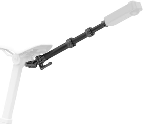 MOVMAX Perche à selfie invisible en fibre de carbone avec filetage 6,35 mm - 20, accessoires de caméra d'action extensible pour Insta360 X5/X4/X3/GoPro, bâton Vlog léger, 40 cm-100 cm