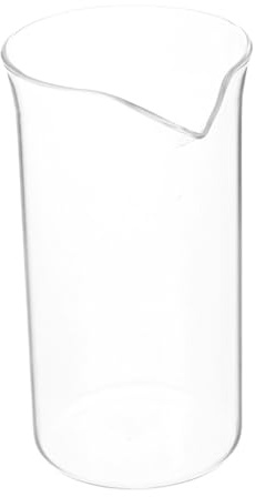 NAMOARLY Cold Brew Coffee Press Replacement Glass Beaker with Long Spout for Smooth Pouring Glass Juice Pitcher Accessory for Cafetieres and Tea Brewing
