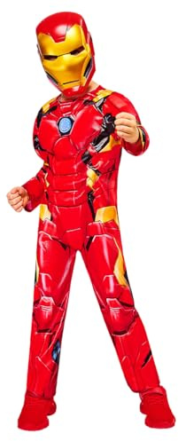 Rubie's Rubies Costume Iron Man Black Line Infantile Licenza Ufficiale Bambino Talla XS