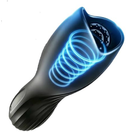 Masturbator Male Sex Toys for Men,with 10 Vibrating Modes 360°Wrapped