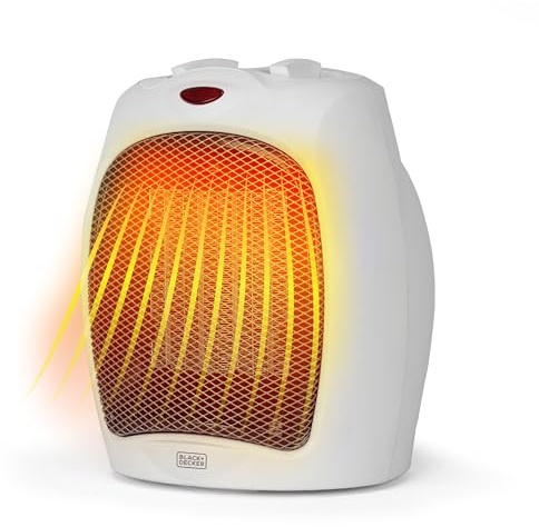 BLACK+DECKER Portable Space Heater, 1500W Small Space Heater with Overheat Protection for Indoor Use