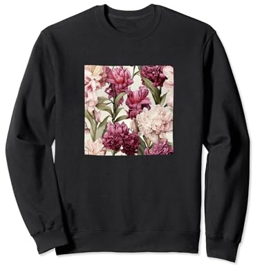 Motif floral sauvage aquarelle jacinthe Sweatshirt