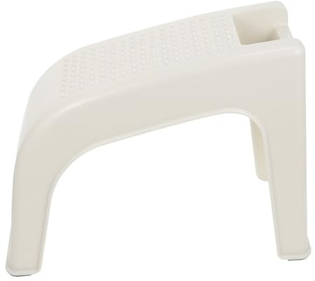 Gogogmee Haushalt Pediküre Fußstütze Kunststoff Massage Oberfläche Klein Beige Fußhocker Für Salon Und Zuhause