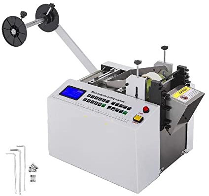 YS-100 Tagliatrice automatica for tubi termorestringenti 350W Cavo di controllo for microcomputer Tagliatubi for tubi Nastro in PVC Taglio a freddo Costruzione In Metallo Resistente