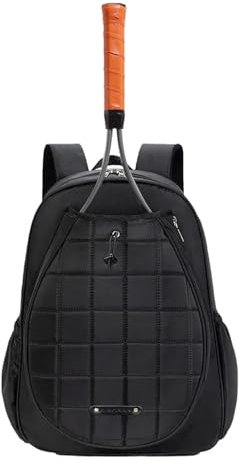 Tennis-Rucksack für Damen, verstellbare Sportschlägertaschen, große Kapazität, Kopf-Tennis-Rucksack, modische Tennisschläger-Tasche für Damen und Herren