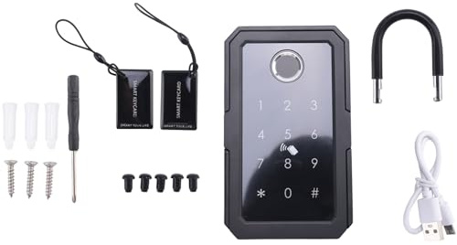 yasoe Cassetta di Sicurezza Smartkey, Scatola Smartlock Wireless per Chiavi di Casa, App per Chiavi Elettroniche Codice Digitale Cassaforte per Chiavi Bluetooth per Host Durevole Facile Installazione