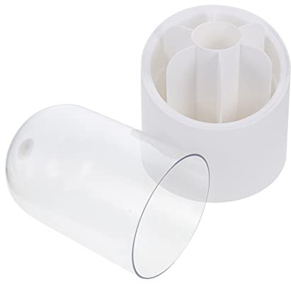 CRILSTYLEO Porta Pennelli Per Cosmetici Custodia Per Pennelli Ben Selezionati Organizer Per Trucco Molti Fori Scatola Per Trucco Facile Da Smontare