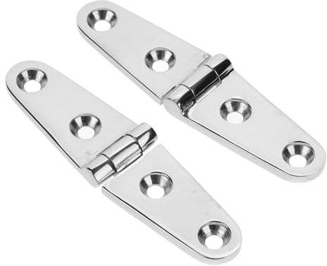 DOITOOL 2pezzi Cerniere in Acciaio Inox Per Uso Marino Design Cuscinetti Interni Per Porte e Mobili Resistente e Affidabile