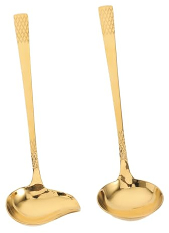 SOLUSTRE 2piezas Cuchara De Salsa De Acero Inoxidable Con Diseño Creativo y De Pato Cuchara Pequeña Para Porciones y Rociar Aceite Utensilio De Cocina Versátil Para Hogar y Servir Salsas