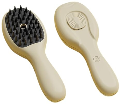 Yhsioaklo Spray pour chats avec brosse – Peigne en aérosol pour chats, accessoires pour animaux domestiques, peigne, vapeur, massage spa pour chiens et petits animaux