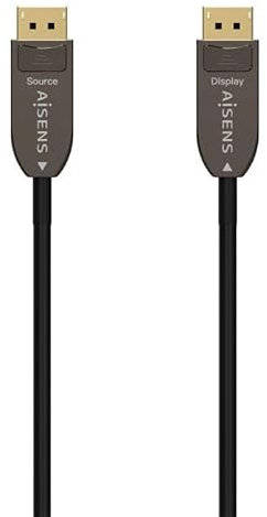 VoltShine Câble DisplayPort 1.4 8K 4K 4:4:4 DPM-DPM noir 10 m - Connexion de haute qualité pour moniteurs et appareils multimédia.