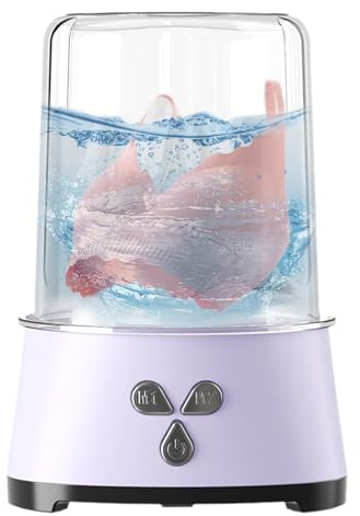 Camping Washing Machine, Washing Machines, | Rechargeable Portable Washing Machine | 2 Washing Programs, Long Life Battery, Travel Accessories For Tenants And Business Travelers