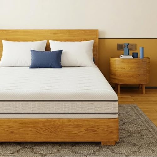 EGOHOME Matratze 140x200 cm | Härtegrad H2 und H3 | 7-Zonen Kaltschaummatratze 140x200cm mit Gel Memory Foam | Wendematratze 16cm - Weicher Bezug mit Wolken-Ahnlichem Tragegefühl | Kaltschaummatratze 140x200cm mit Gel Viscoschaum | Wendematratze 16cm - Weicher Bezug mit Wolken-Ahnlichem Tragegefühl