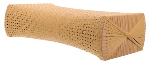 Cabilock Cuscino Cervicale per Sauna in Finto Rattan Poggiatesta Ergonomico Traspirante per Bagno Turco Accessori per Sauna e Spa