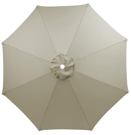 Large Parasol Replacement Cover for 8 Struts UV Protection Canopy Umbrella Replacement for Garden Patio Beach Enhance Outdoor Comfort