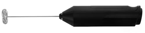 Baluue Mousseur Lait Électrique Portable sans Fil Électrique Puissant pour Boissons Chaudes et Froides Agitateur Main Facile à Nettoyer Compatible Café et Lait Noir sans Batterie