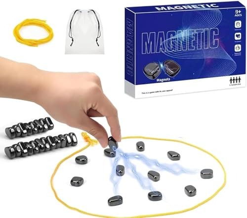 Magnetic Chess Game Portable Educational Checkers Game Logic Training Board Game for Kids Magnetic Chess for Family Gatherings-Combining Chess with Magnetic Game for Family Gathering and Travel