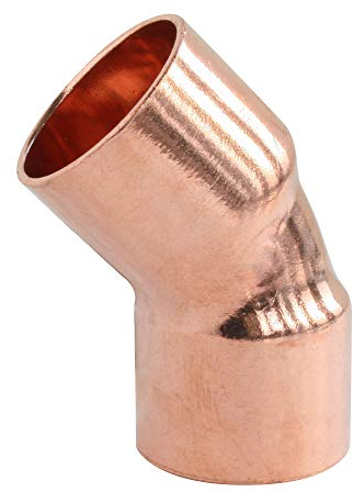 SOMATHERM FOR YOU - Saldatura di rame Connettore - 45 ° gomito doppio femminile Ø28 - Conforme NF