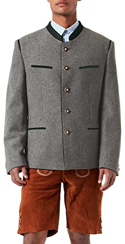 Stockerpoint Jacke Stachus Trachtenjacken, Gris (Hellgrau/Blau Hellgrau/Blau), Small (Talla del Fabricante: 48) para Hombre