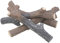 Carlo Milano Madera cerámica apilar: Conjunto de 4 Ramas Decorativas para Estufas de bioetanol, de cerámica Resistente al Calor (Madera cerámica por Chimenea de etanol)