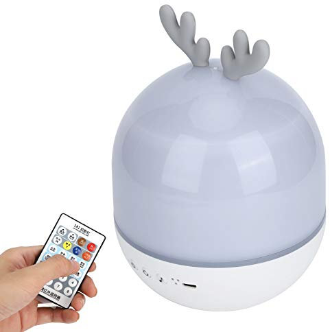 Mini Cute Star Projector Night, LED Night Light, Bluetooth Function with Remote Control Usb Rechargeable Safe for Bedroom Baby Kids(Cute deer)