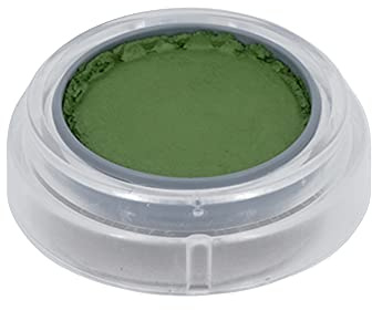 Grimas Water-Make-Up, 2.5ml Wasserschminke, Farbe moosgrün 404, professionelle Körperfarbe, schnelltrockend und sehr hautschonend, ideal fürs Kinderschminken, Karneval und Halloween, auf Wasserbasis