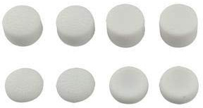Guardz 8 x White Performance Controller Joystick Analog Thumbstick Thumb Grip Cap Extender for Playstation 4 PS4 Playstation 5 PS5 Xbox