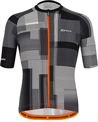 Santini Sommartröja för cykling Karma Kinetic, Vit, S