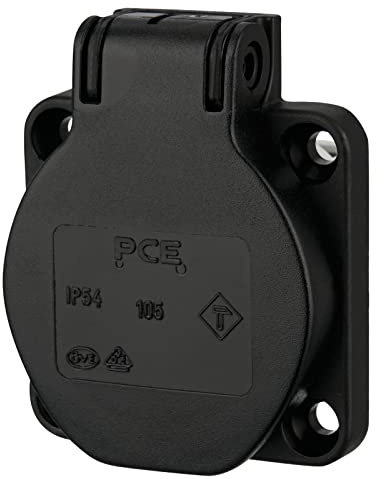 Unterputz Einbausteckdose IP54 50x50mm | Für Feuchträume & Außenbereiche geeignet