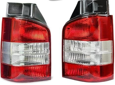 mars tech Rücklicht Heckleuchte Rückleuchte für VW Transporter T5 E-prüf E4 SET Links + Rechts L+R 2003-2015 7H0945096H 7H0945095H 7H5945096H 7H5945095H