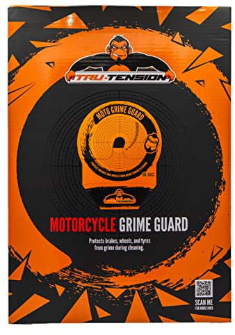 Tru-Tension | Moto Grime Guard | Schützt Bremsen und Räder während der Reinigung | Motorradwerkzeuge
