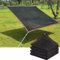 Voile d'ombrage Rectangulaire 3X4m HDPE Toile Ombrage Auvent Respirant Protection des Rayons UV pour Extérieur Jardin Terrass Balcon Couleur Anthracite