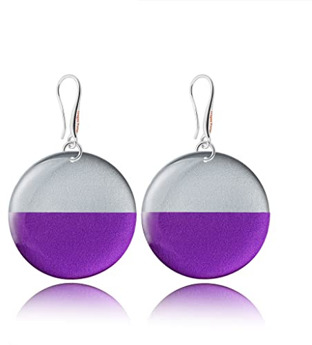 Pendientes Colgantes Sencillos Modernos Redondo; Joyería para Mujer