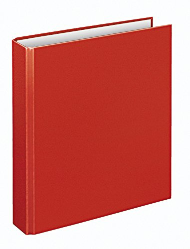 VELOFLEX - Ringordner Basic, Ringbuch, Ordner, DIN A5, 2-Ring-Mechanik, 196 x 230 x 30 mm, Karton (5 Stück, rot)