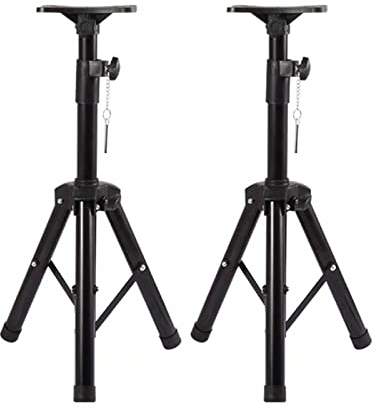 GLigeT Lautsprecherständer Professionelle Stativ-Lautsprecher-Unterstützung, Stativ-Bodenständer, Tablett-Rack-Aufhänger, Metall-Stativ, Bühnenaufführung Speaker Stand